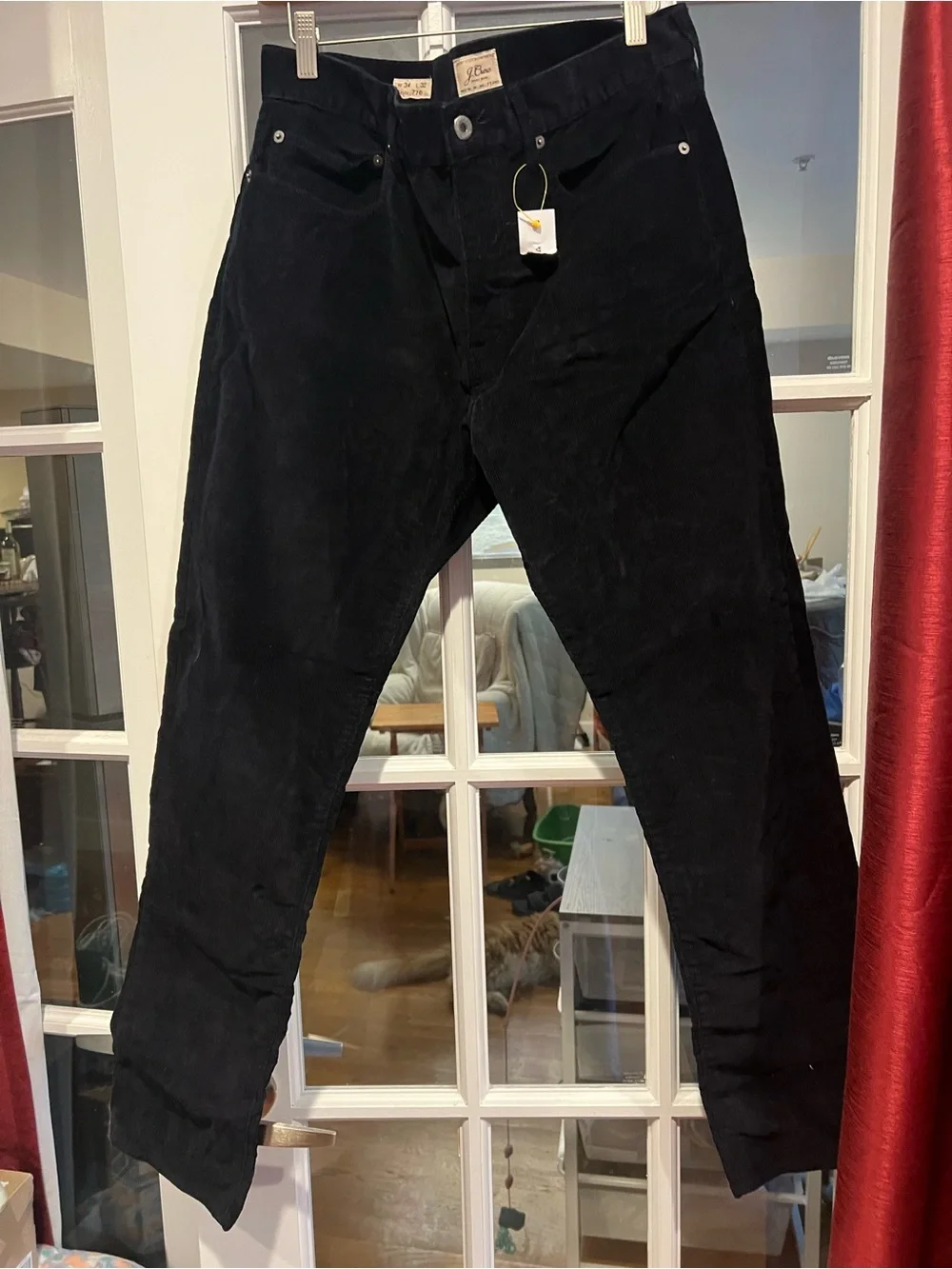J. Crew Black Corduroy Men’s Pants - Classic Straight Fit